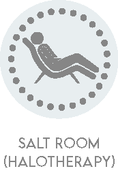 Halotherapy circle icon